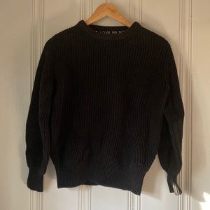 Scotch & Soda Black Sweater. Medium.